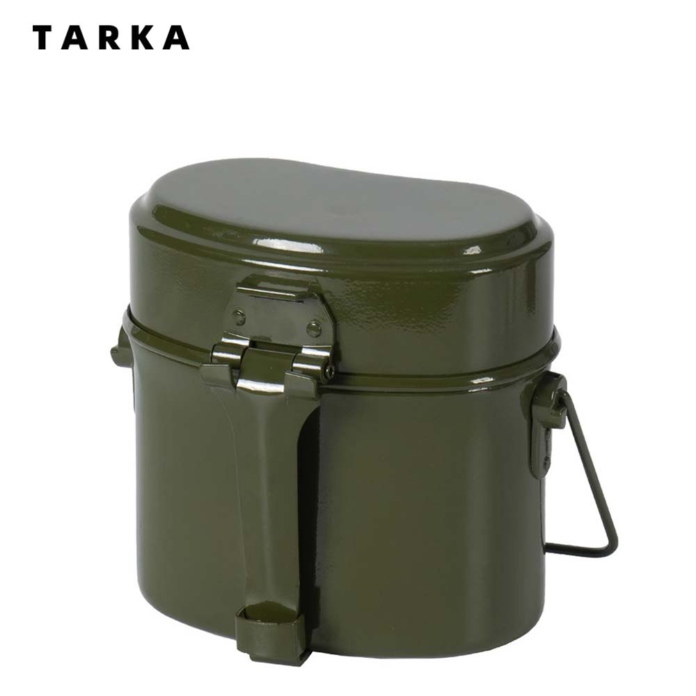 Camping Cooking Kit Box - TARKA Camping boîte à déjeuner armée