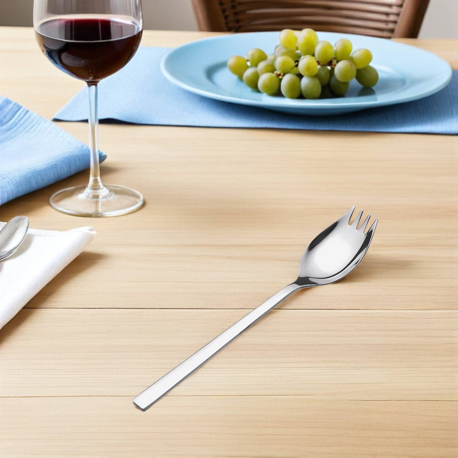 Camp Spork Set - Lot de 4 cuillères-fourchettes à salade