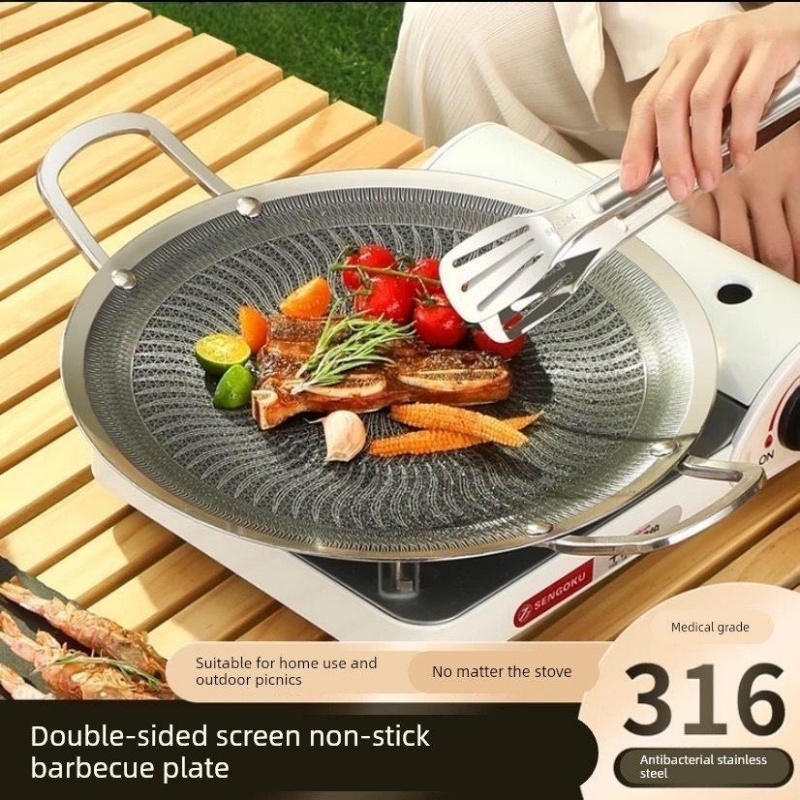 Camping Cooking Gas - Poêle de cuisson multifonctionnelle en acier