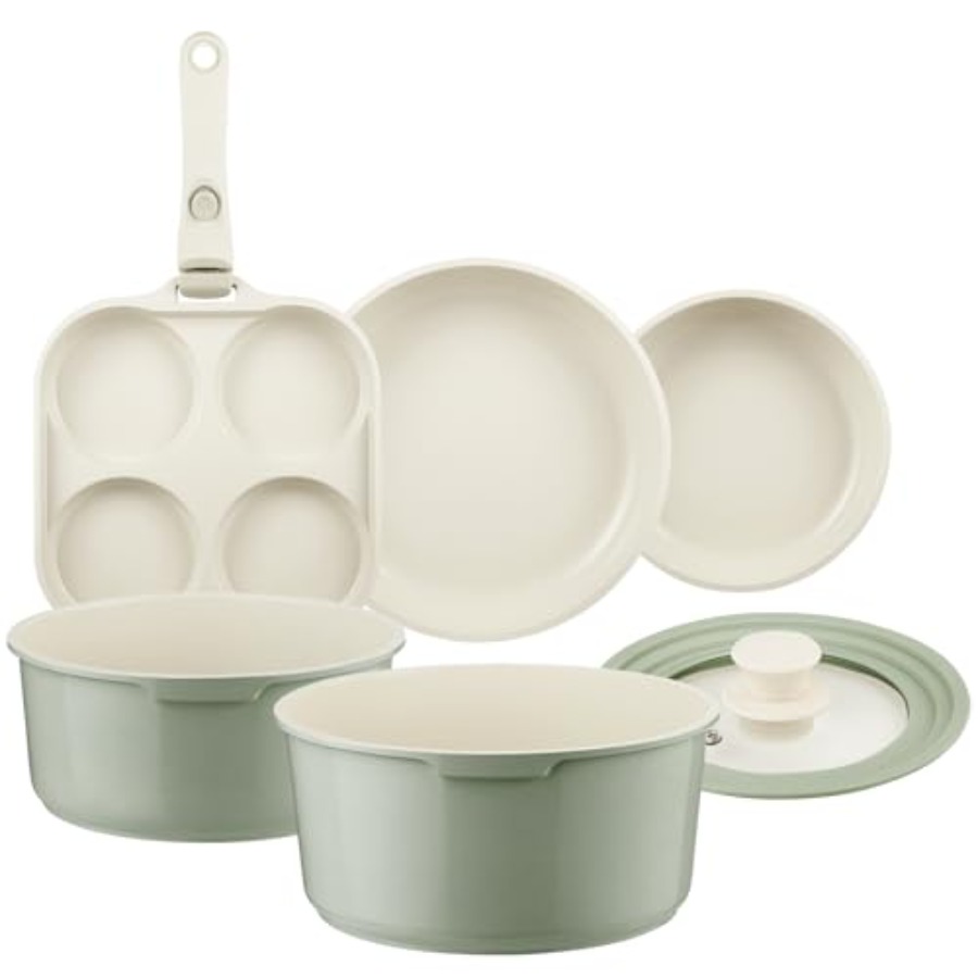 Camping Cooking Set Detachable Handle - Ensemble de casseroles et poêles en