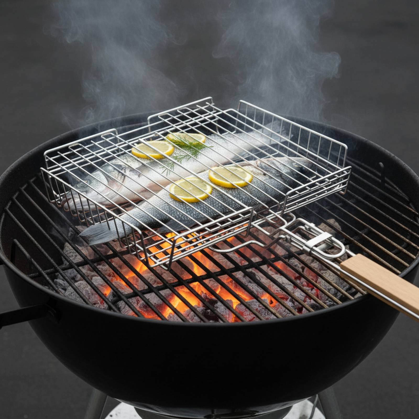 Camping Cooking Lightweight - Panier de barbecue pliable portable avec
