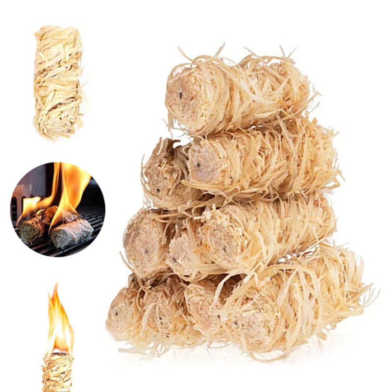 Charcoal Chimney Starter - 30/60/100/120 bâtonnets de cire naturelle pour