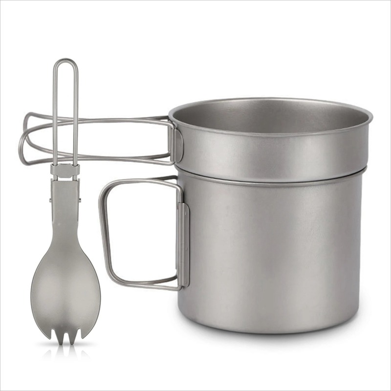 Camp Spork Set - Ensemble de cuisine en titane ultraléger
