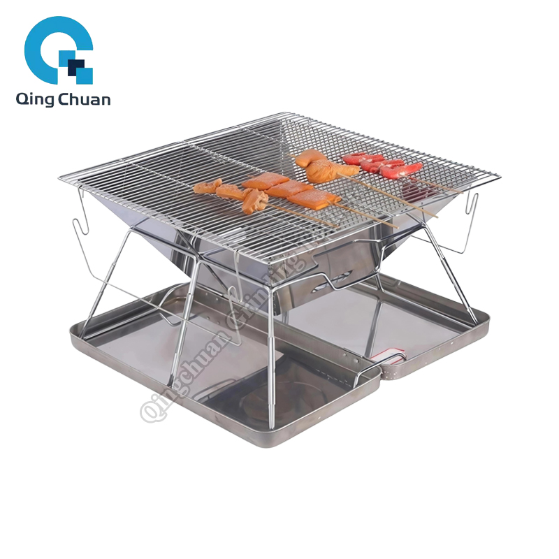 Cooking Outdoor Camping - Réchaud de camping pliable en acier