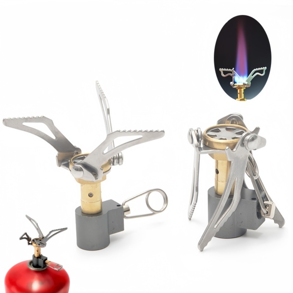 Camping Cooking Gas Stove Portable Tool - Réchaud de poche pliable en alliage