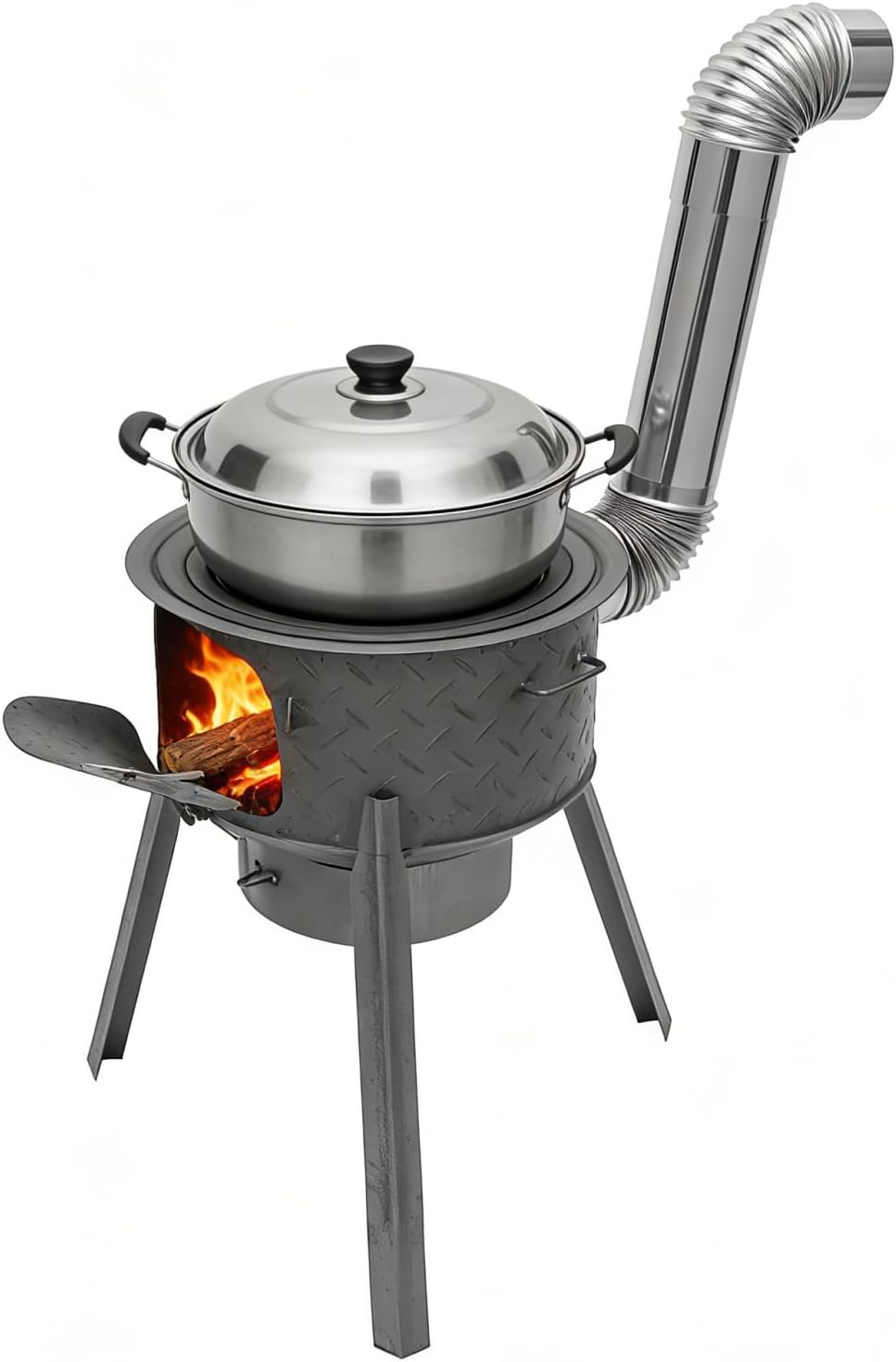 Camping Cooking Wood Stove - Réchaud à bois portable pour le