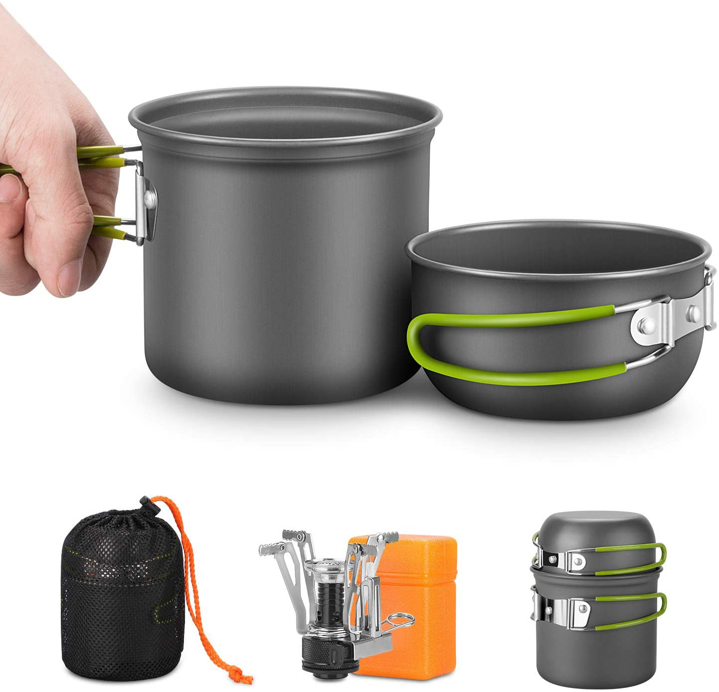 Camping Cooking Kit Box - Kit d'ustensiles de cuisine de Camping