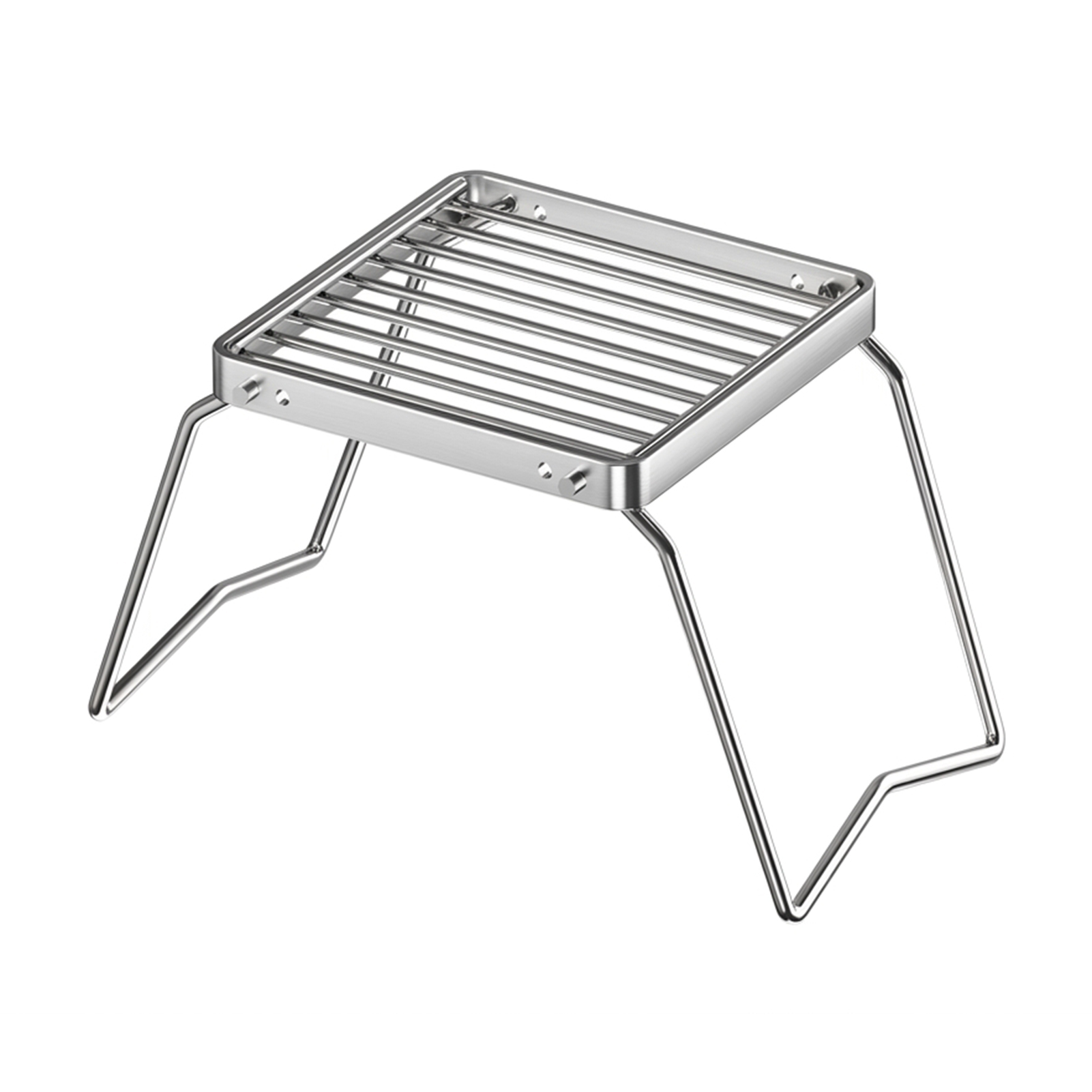 Camp Grill Portable Folding - Grille de camping en acier inoxydable
