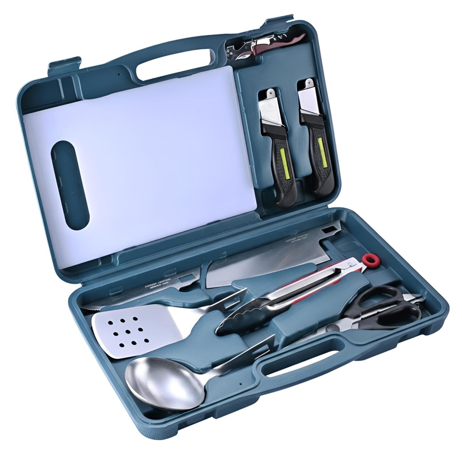 Camping Cooking Kit Box - Ensemble de couverts pour repas en