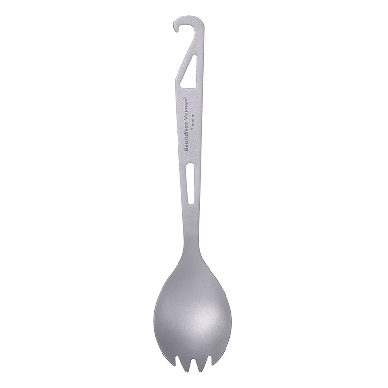Camp Spork Set - Ensemble de couverts 3-en-1 en titane