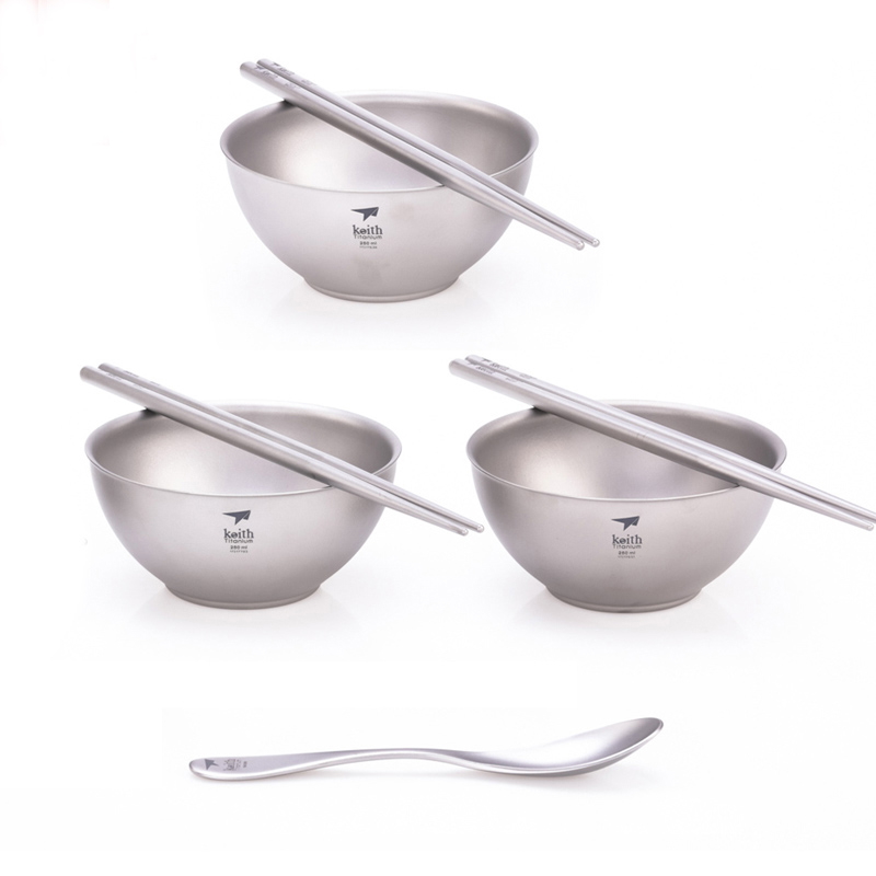 Camping Cooking Kit Box - Keith – ensemble de cuisine, bol