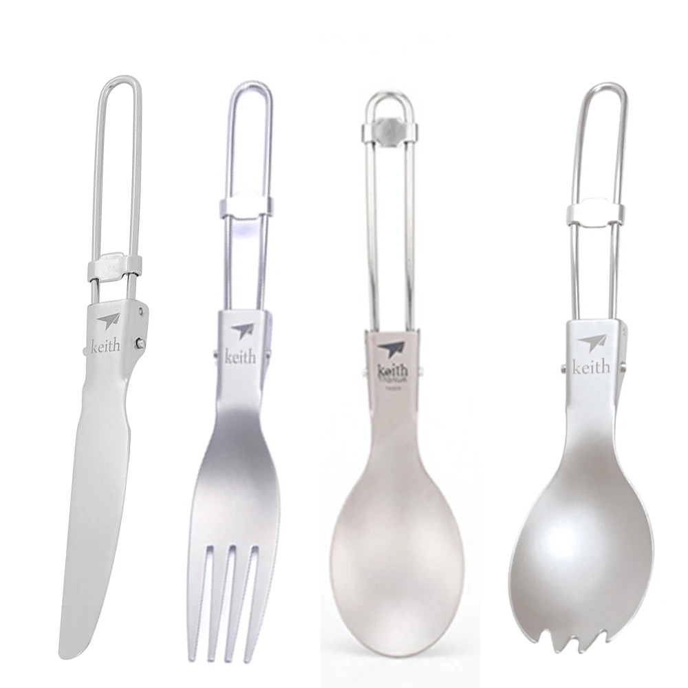 Camp Spork Set - Keith – cuillère pliante d'extérieur en