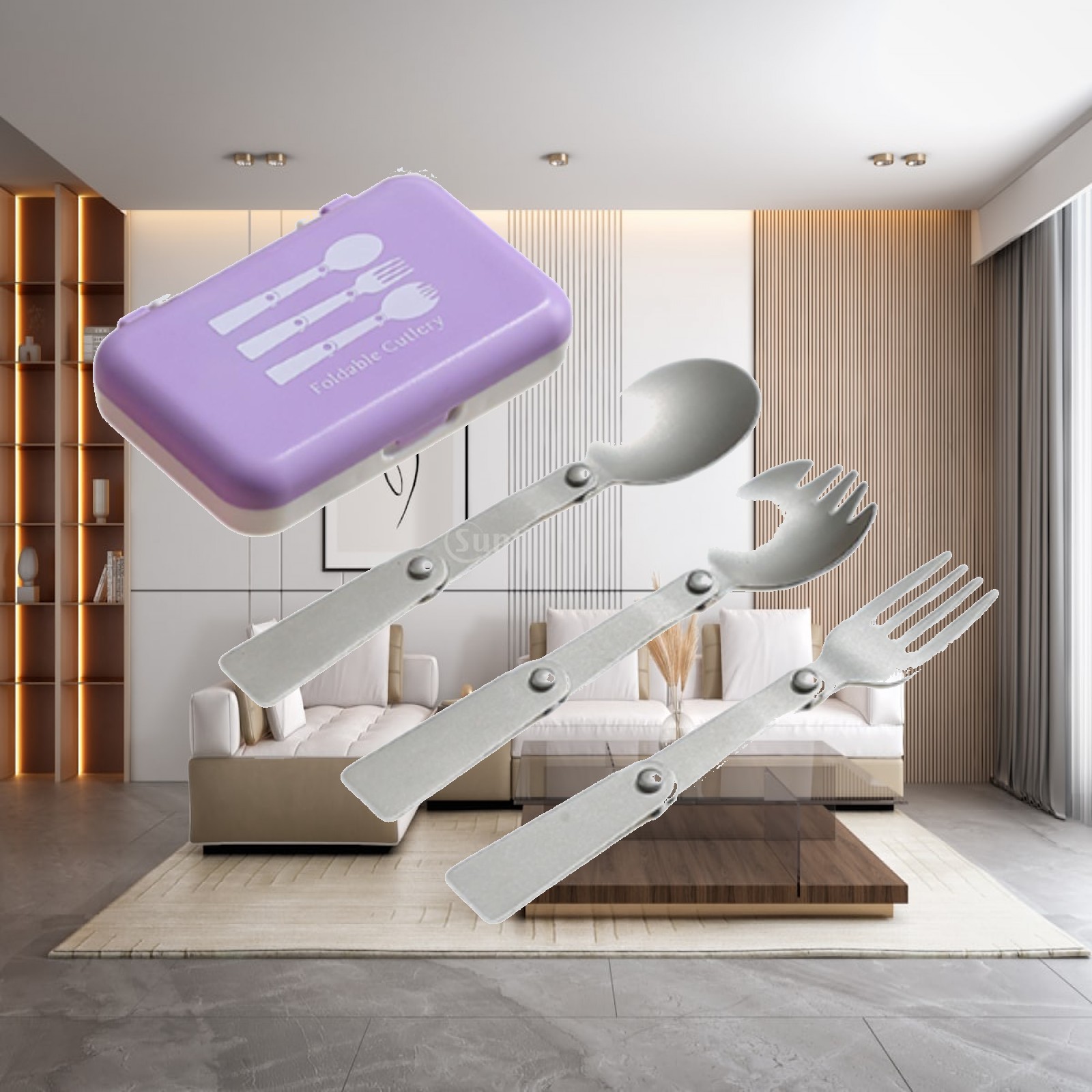 Camp Spork Set - Ensemble de couverts de camping pliables