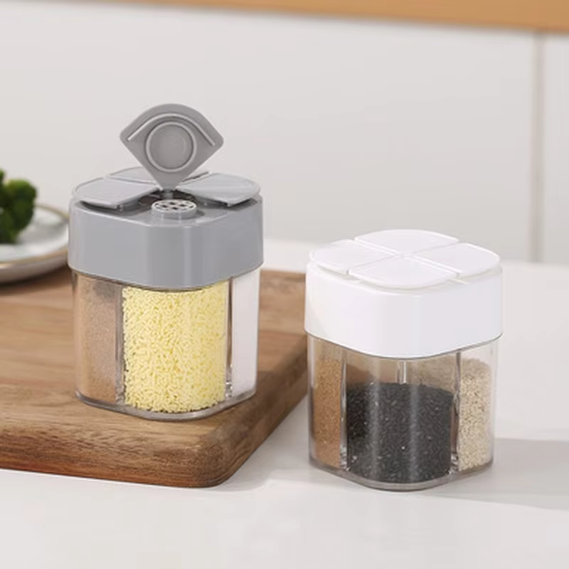 Camping Cooking Kit Box - Kit de 4 distributeurs d'épices en