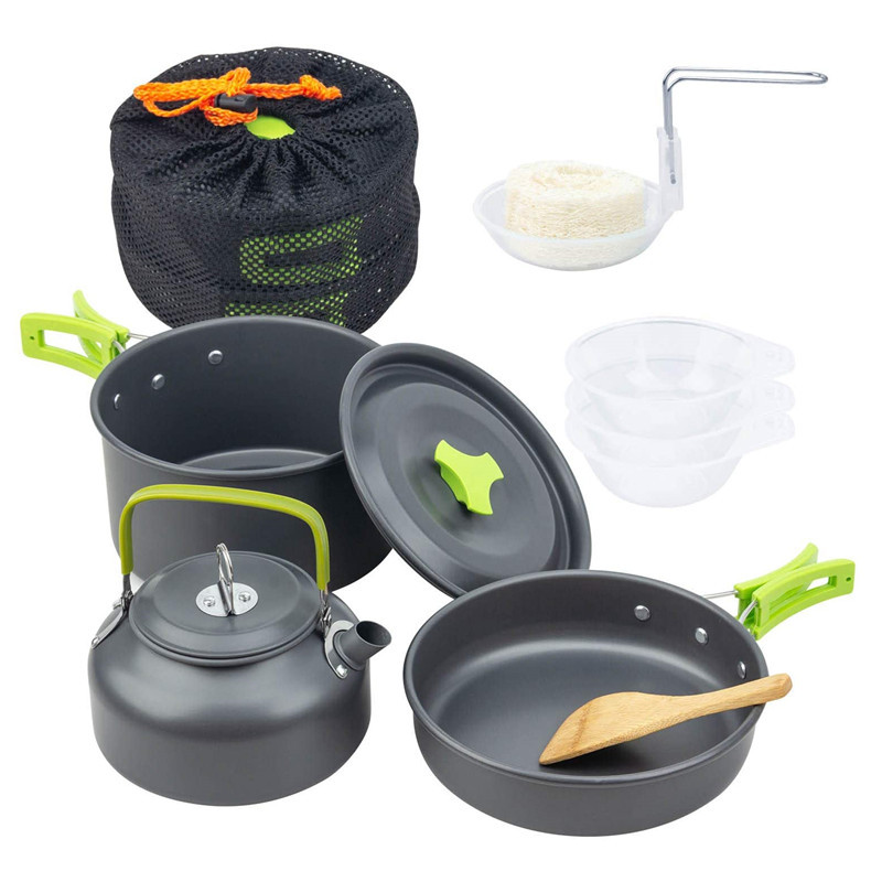 Camping Cooking Kit Box - Kit d'ustensiles de cuisine de Camping
