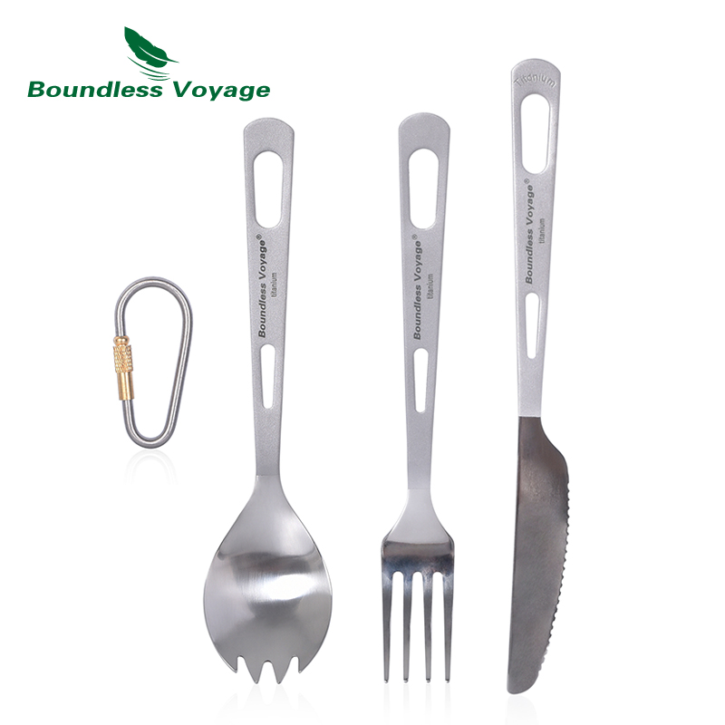 Camp Spork Set - Couteau en titane Voyage sans limite