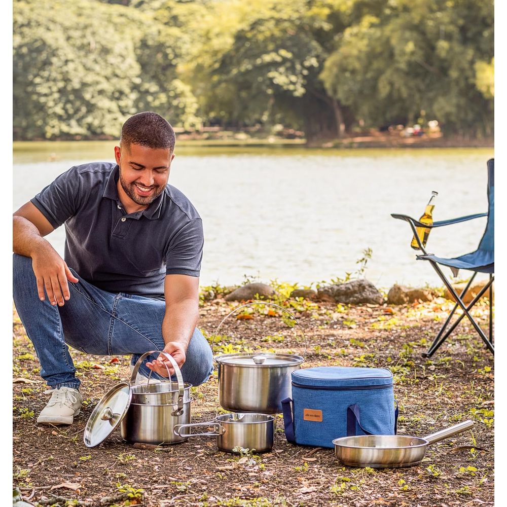 Ensemble de cuisine de camping - Camping Cooking Open Fire avis et prix