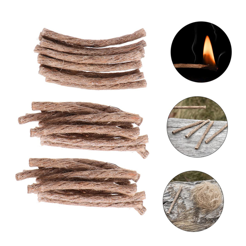 Mèche de survie en chanvre, co - Camping Cooking Wood Stove avis et prix