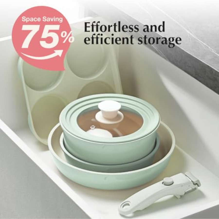 Ensemble de casseroles et poêl - Camping Cooking Set Detachable Handle avis et prix