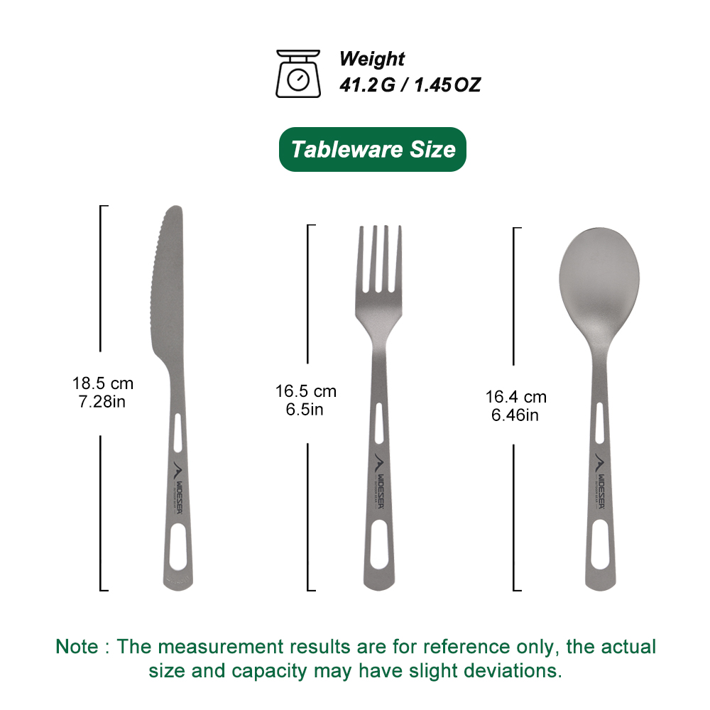 Widesea – ensemble de cuisine  - Camp Spork Set avis et prix