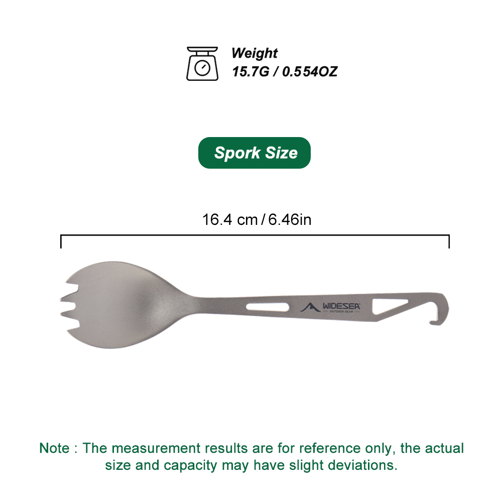 Widesea – ensemble de cuisine  - Camp Spork Set avis et prix