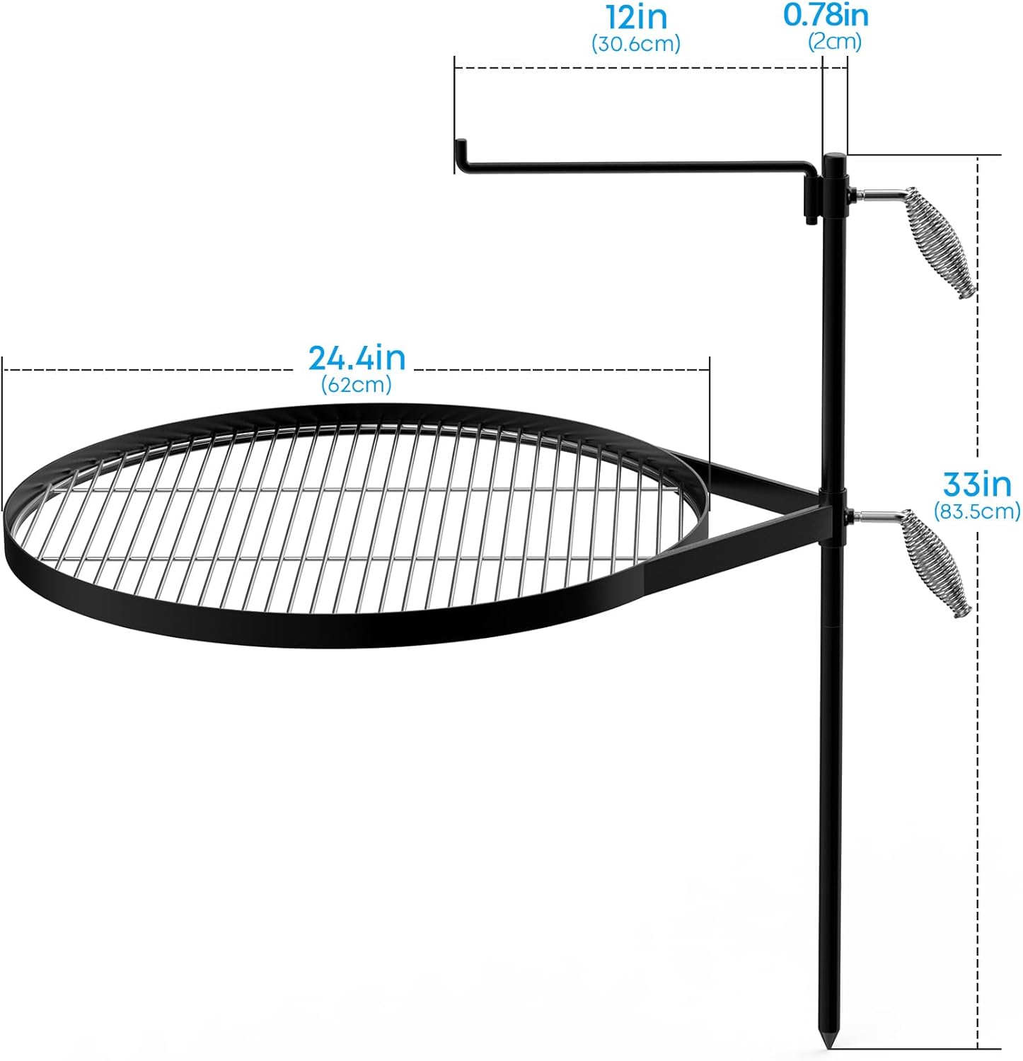 Support de cuisson portable en - Camping Cooking Open Fire avis et prix