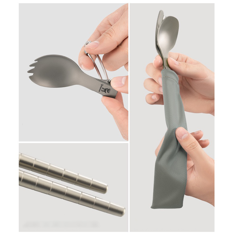 Fourchette-cuillère en titane  - Camp Spork Set avis et prix