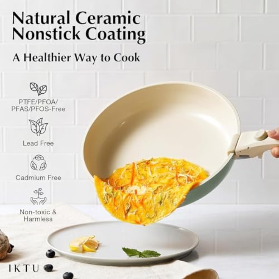 Ensemble de casseroles et poêl - Camping Cooking Set Detachable Handle avis et prix
