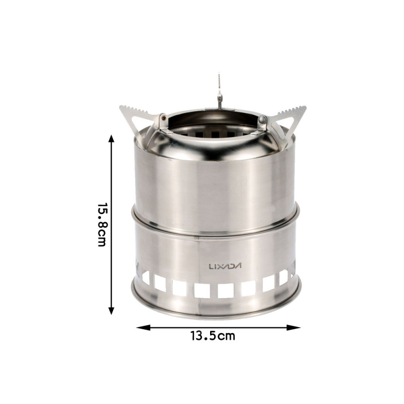 VEXADA-Poêle à bois en acier i - Camping Cooking Wood Stove avis et prix