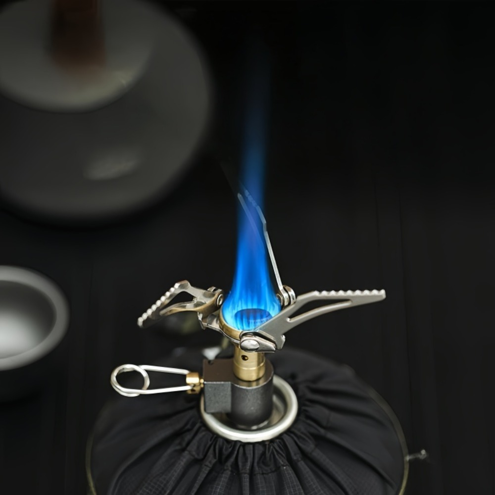 Réchaud de poche pliable en al - Camping Cooking Gas Stove Portable Tool avis et prix