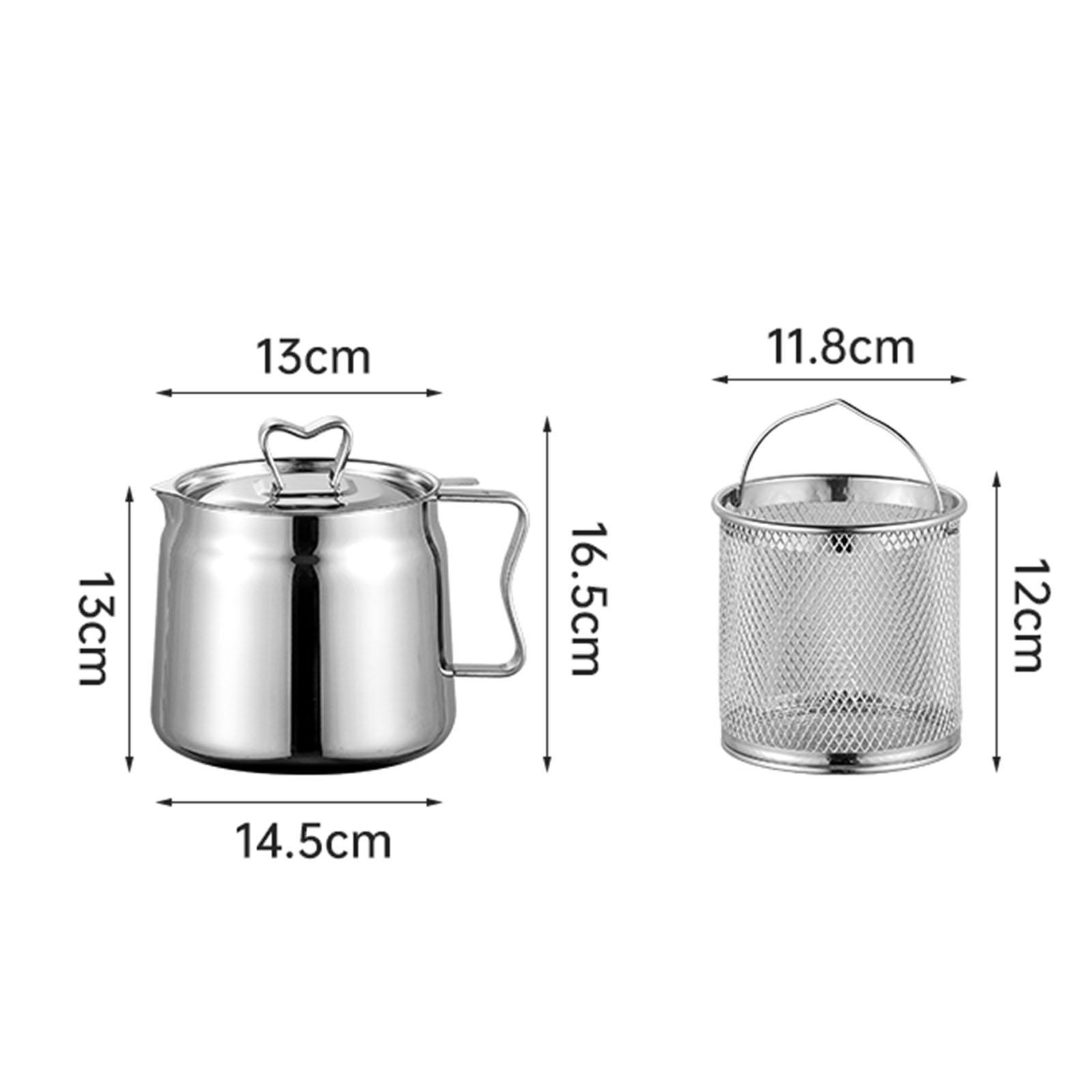Ensemble de friteuses en acier - Camping Cooking Oil Container avis et prix