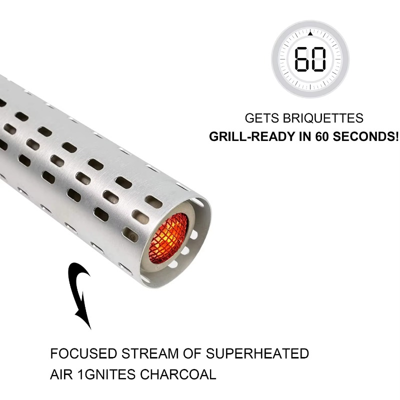 Kamado-Allume-barbecue électri - Charcoal Chimney Starter avis et prix