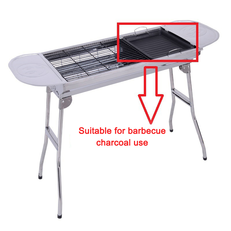 Poêle à griller carrée épaisse - Camping Cooking Device avis et prix