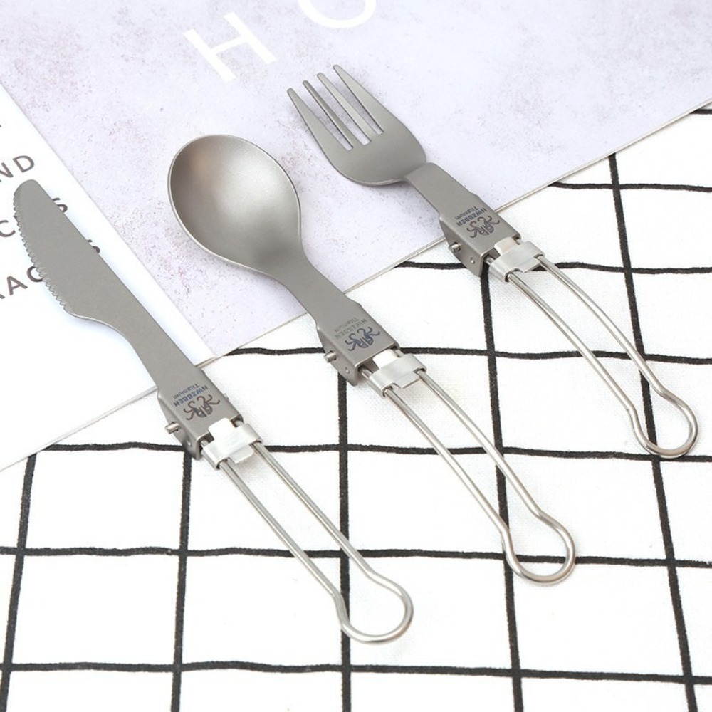 Spork pliant demi-polissage en - Camp Spork Set avis et prix