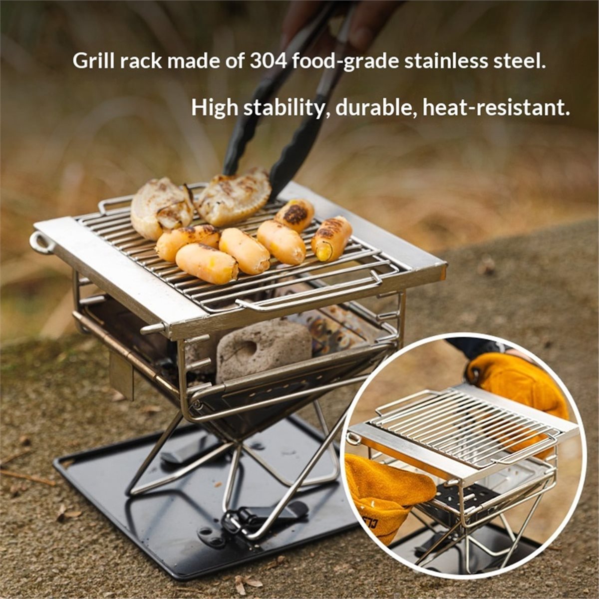 Barbecue pliant d'extérieur M1 - Camp Grill Portable Folding avis et prix