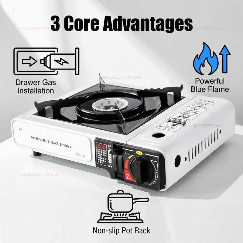 Réchaud à gaz de camping porta - Camping Cooking Gas Stove Portable Tool avis et prix