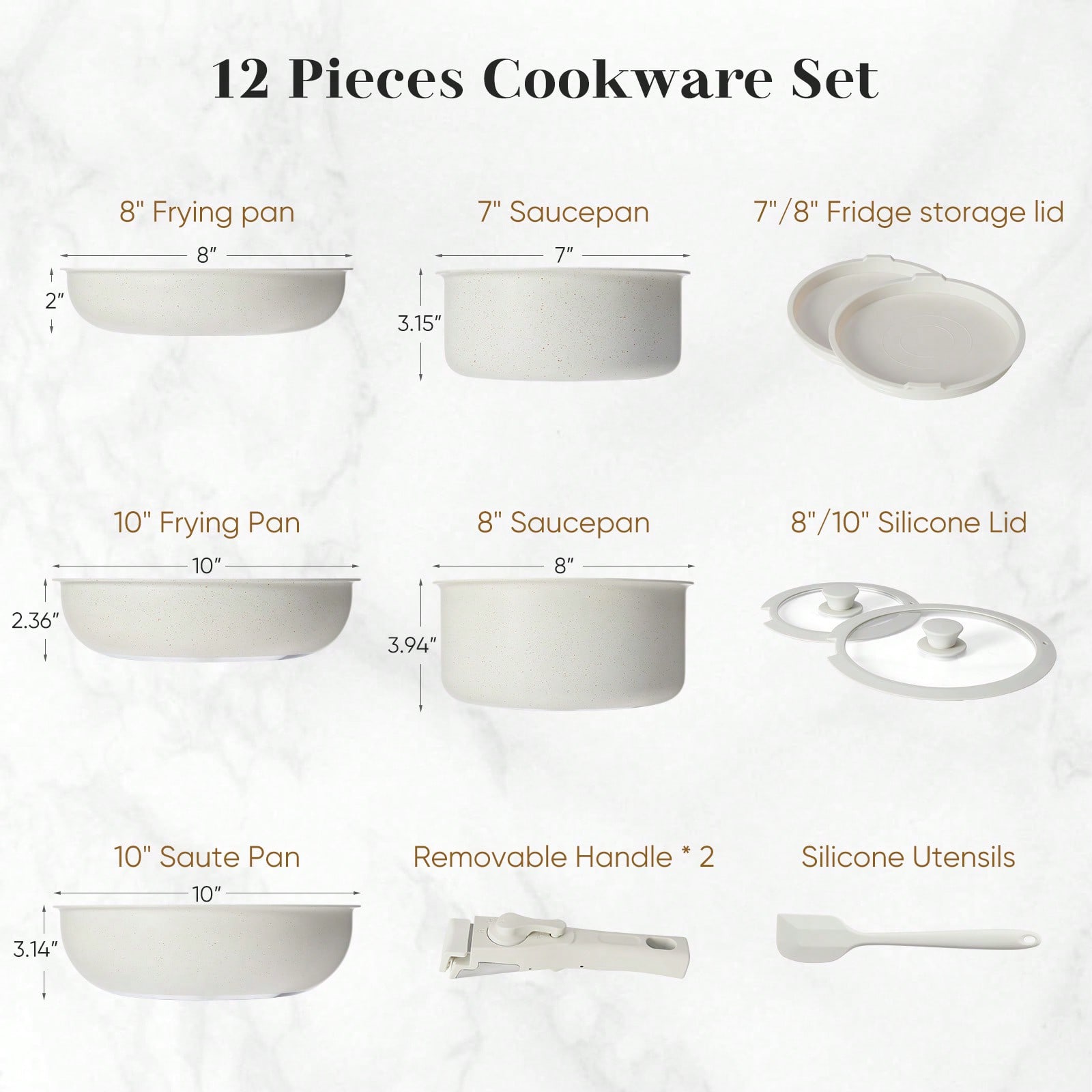 Ensemble de casseroles et poêl - Camping Cooking Set Detachable Handle avis et prix