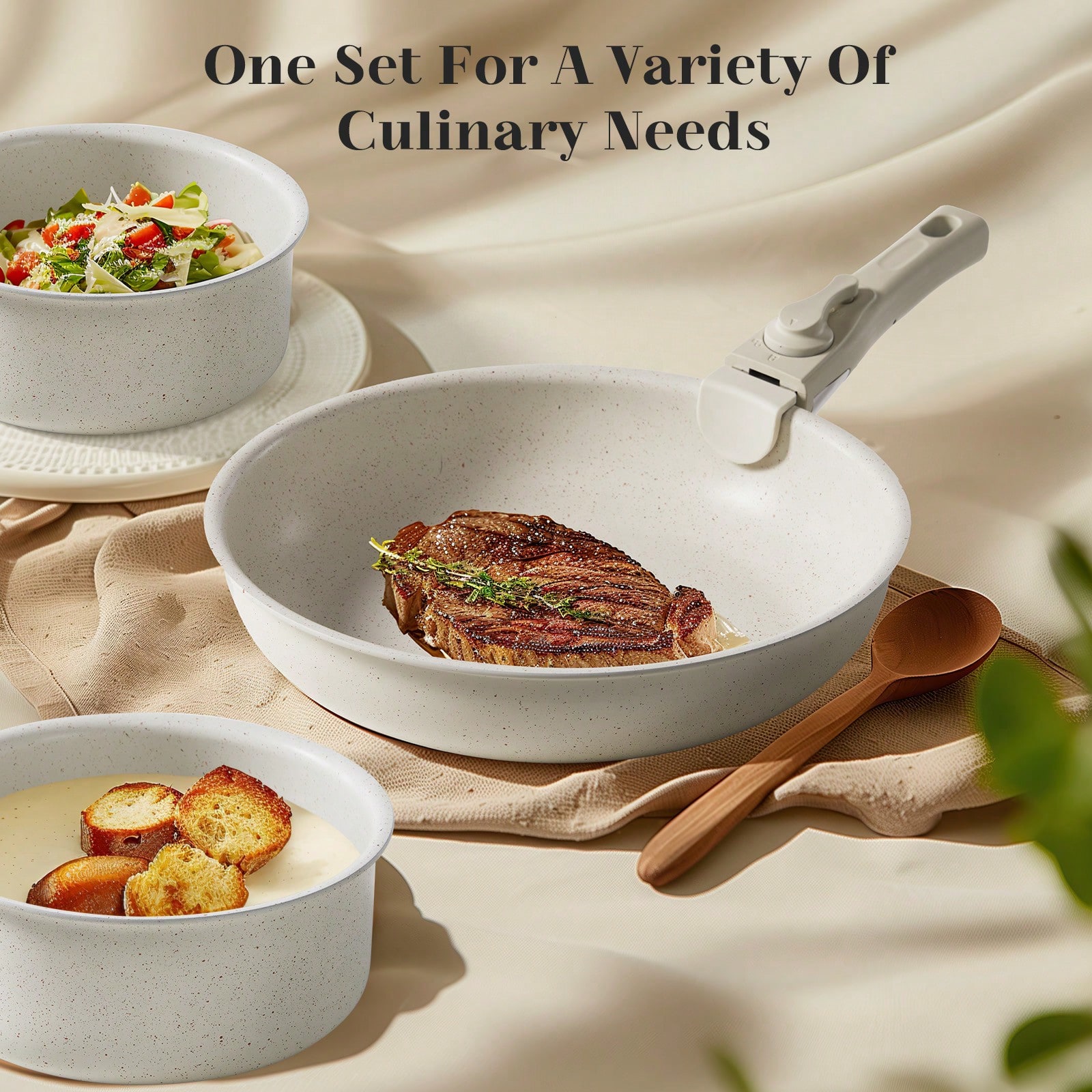 Ensemble de casseroles et poêl - Camping Cooking Set Detachable Handle avis et prix