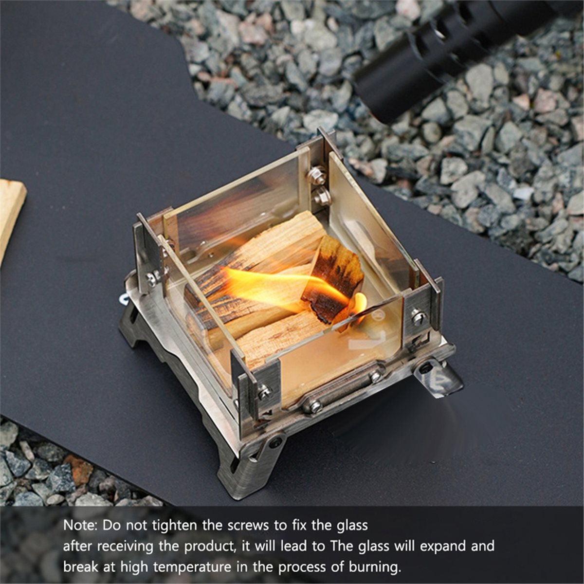 Réchaud de camping extérieur M - Camp Grill Portable Folding avis et prix