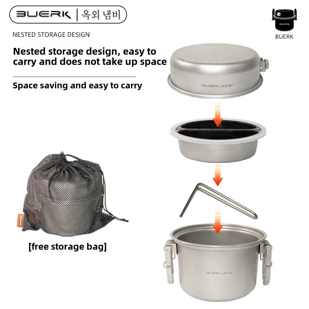 Marmite à la vapeur et à frire - Camping Cooking Multi Tool avis et prix