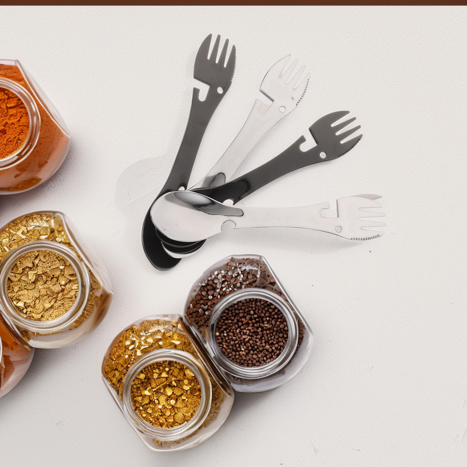 Ensemble de 4 ustensiles de ca - Camp Spork Set avis et prix