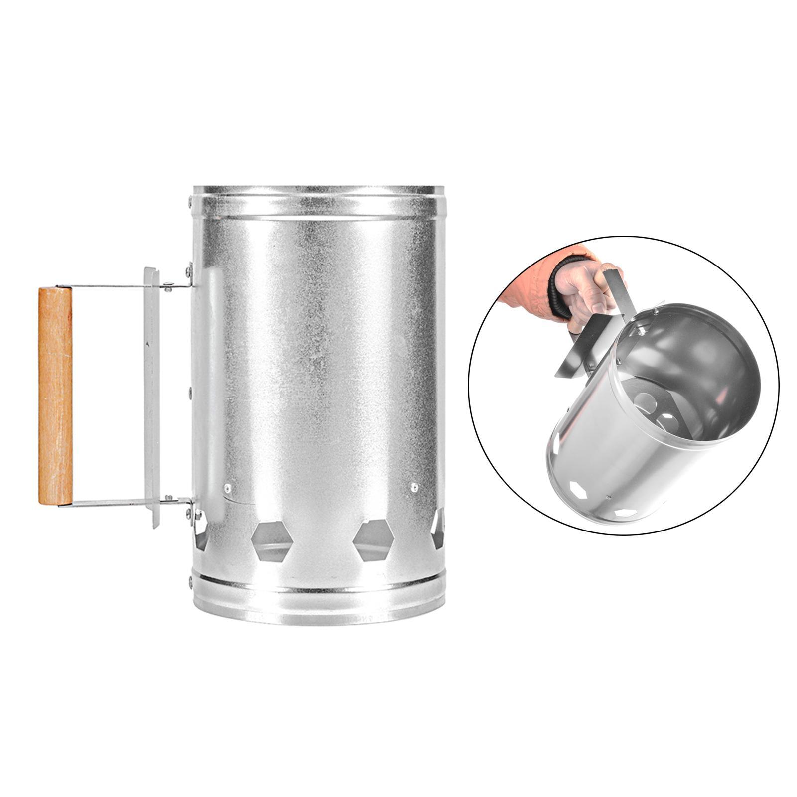 Briquet à feu rapide en acier  - Charcoal Chimney Starter avis et prix