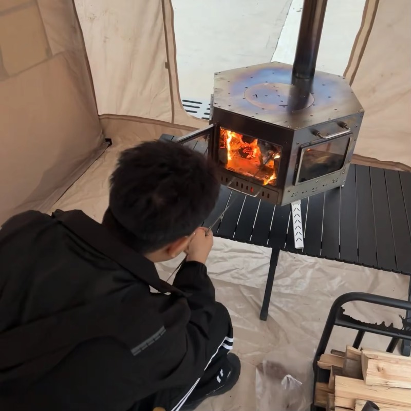【Populaire】Réchaud de camping  - Camping Cooking Wood Stove avis et prix
