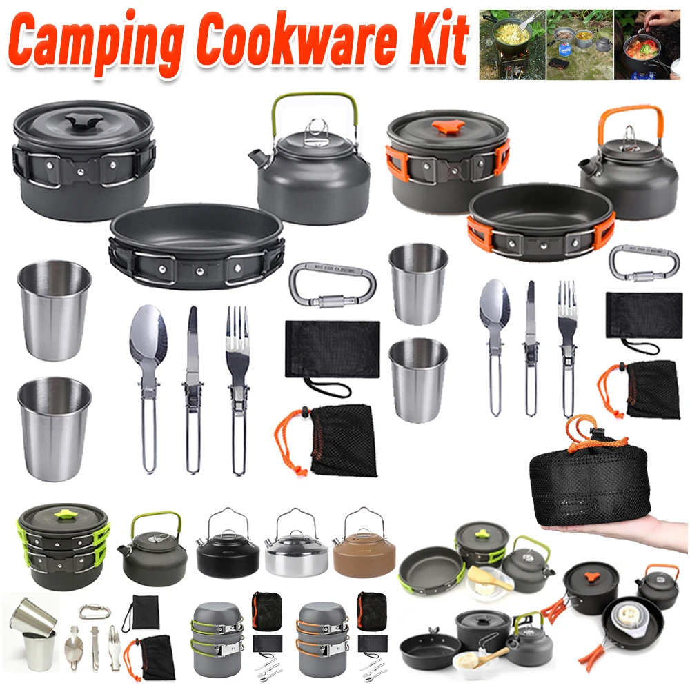 Kit de cuisine de camping, bou - Camping Cooking Lightweight avis et prix