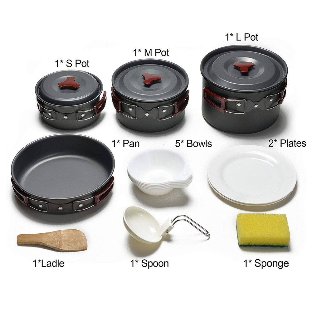Kit de batterie de cuisine de  - Camping Cooking Lightweight avis et prix