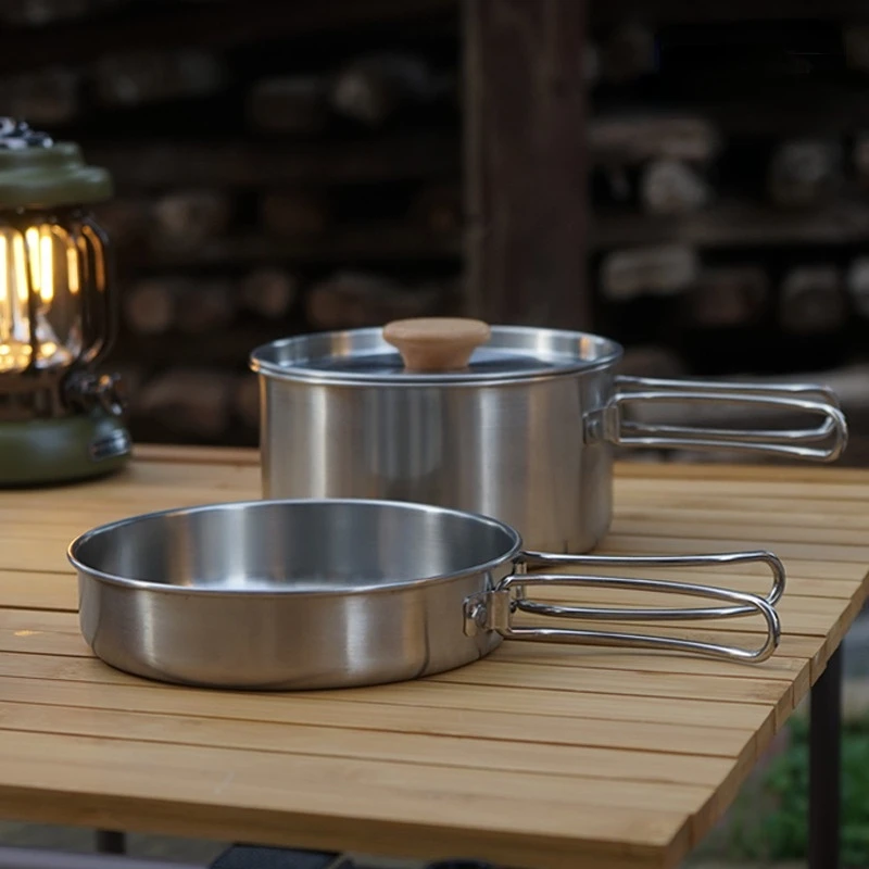 Batterie de cuisine pliante en - Camping Cooking Kit Box avis et prix