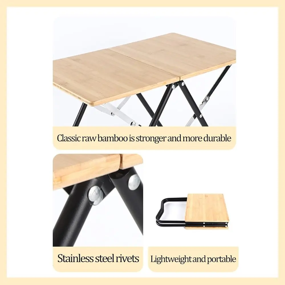Table de camping pliable en ba - Camp Grill Portable Folding avis et prix